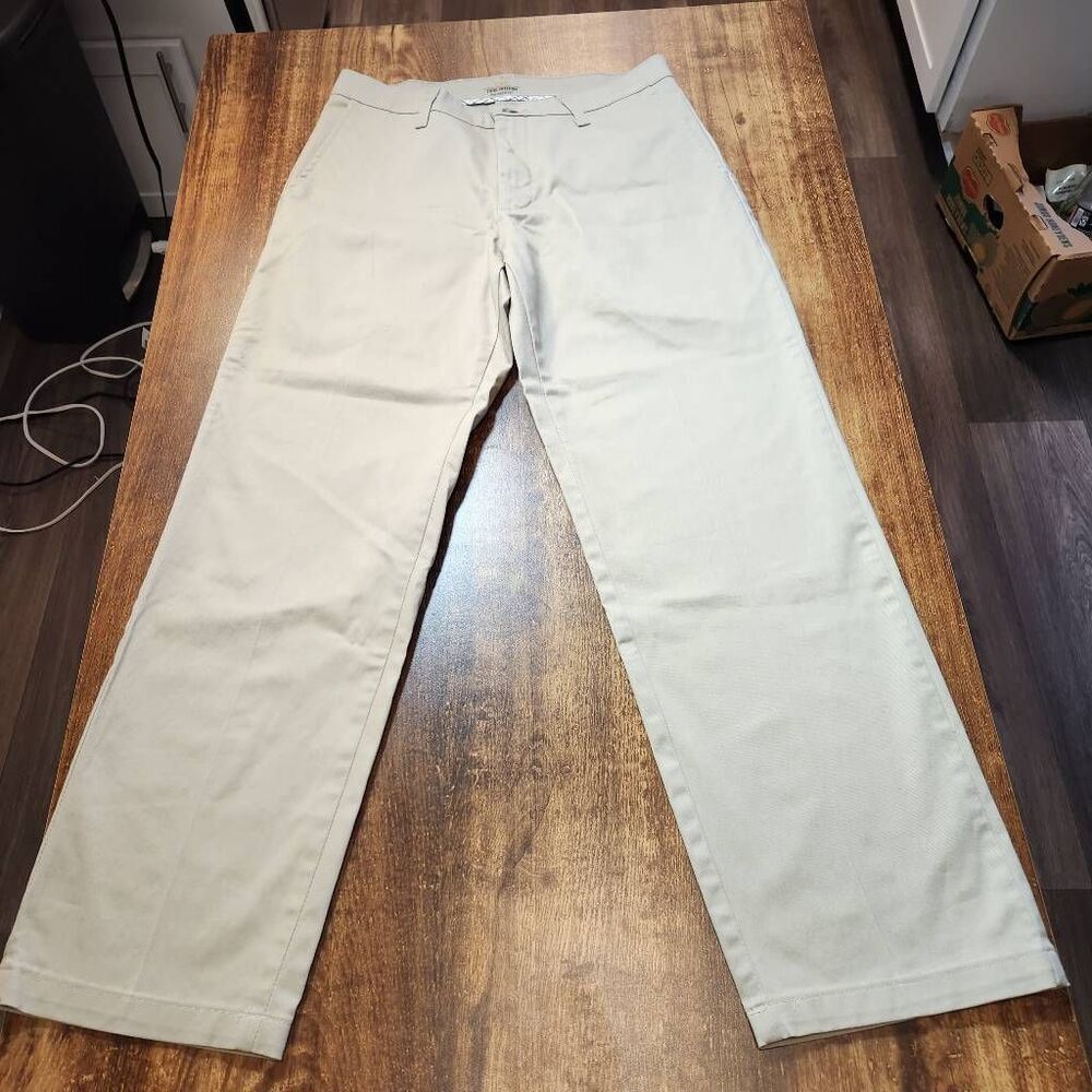 Lee Total Freedom relaxed fit khakis.
